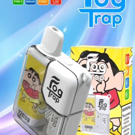 Fog Trap拉布布×蠟筆小新聯名款12000口拋棄式小煙|卡通造型吸睛×耐抽好入口 Fog-trap