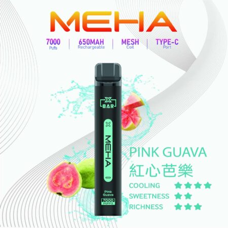 Alternative view of Meha Xbar 魅嗨小黑條 一次性電子煙 7000口｜大容量持久型 台灣現貨供應